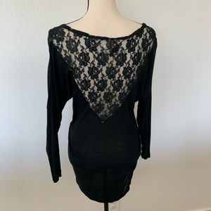 Obey Long Sleeve Black Tunic Small